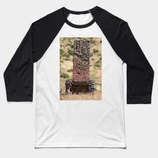 Ruins of a Fireplace Baseball T-Shirt